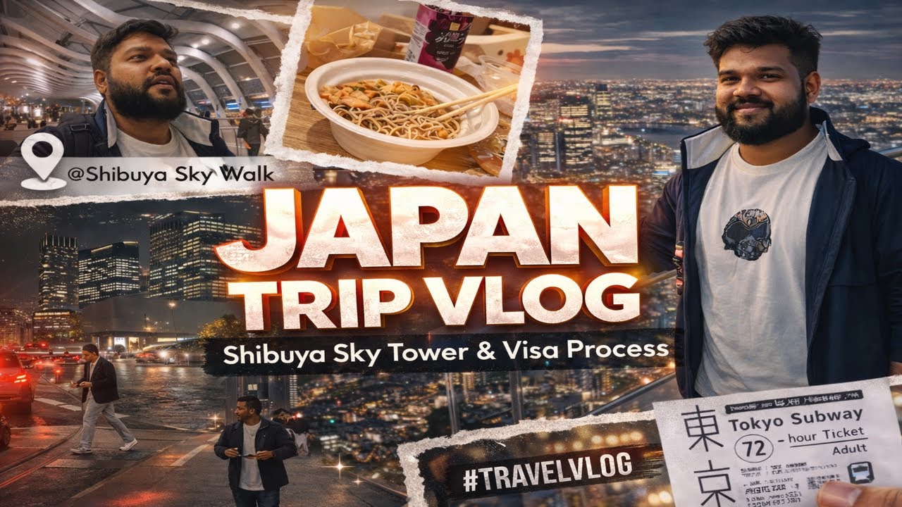 First Time in Japan 🇯🇵 | Shibuya Sky, Street Food & Tokyo Life