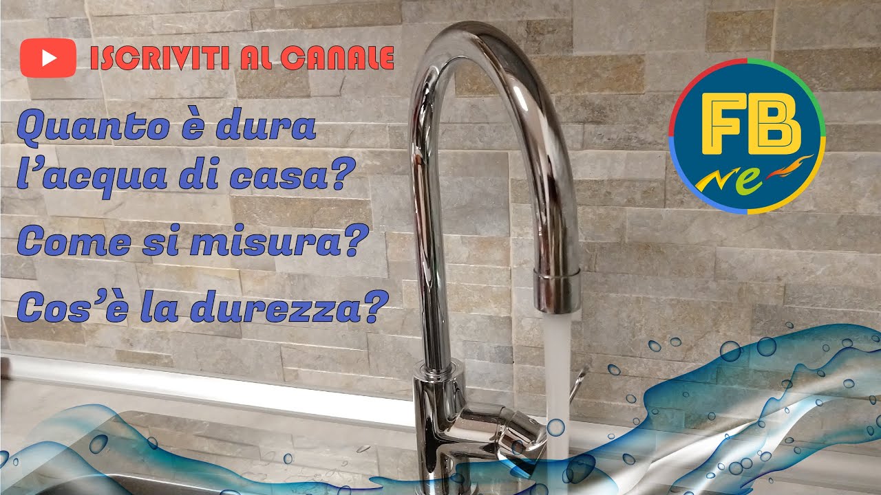 DUREZZA dell'ACQUA: cos'è e come si misura a casa - Tutorial