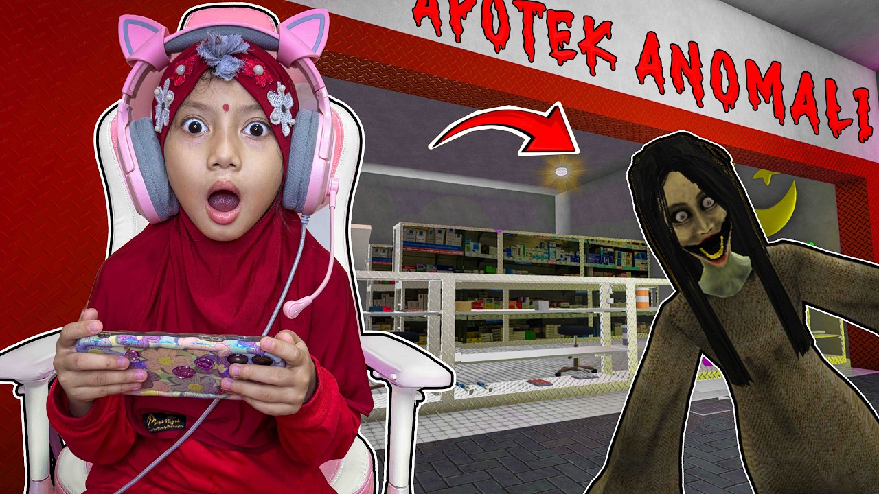 AQILA JAGA APOTEK DIDATANGI HANTU ANOMALI