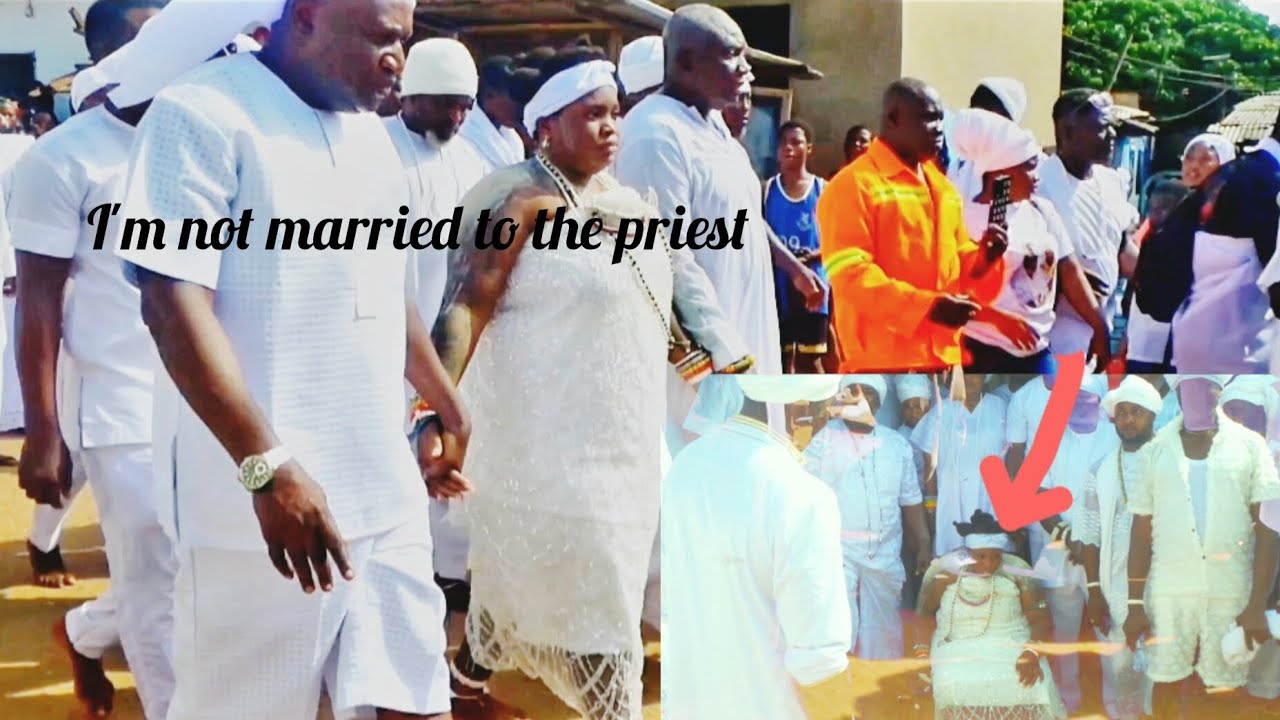 DID SHE REALLY GOT MARRIED TO THE TRADITIONAL PRIEST?  NUNGUA GBORBU WULOMO TRADITIONAL PRIEST.
