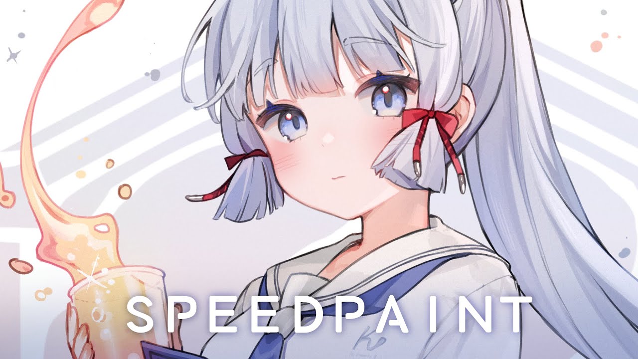 Genshin Impact Ayaka | Speedpaint CSP