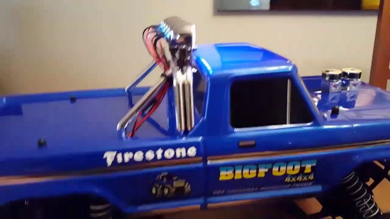 Traxxas Bigfoot no1 with Light Conversion!!!