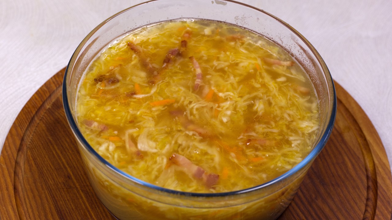 Борщ с Квашеной Капустой и Салом | Традиционный Домашний Рецепт