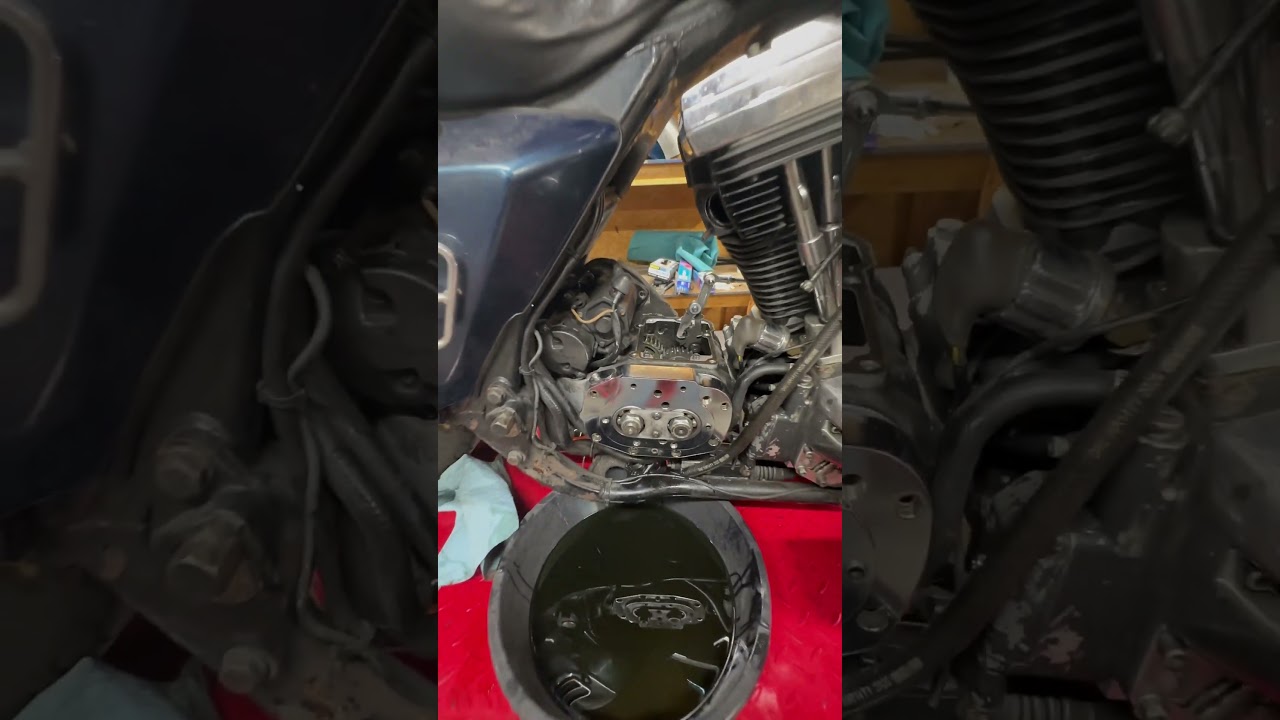 6 speed gear set from a softail  in a 5 speed case case so an older Ultra gets 6 gears