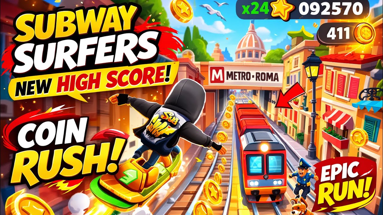 Pro Subway Surfers Gameplay – Impossible Score#EndlessRunner#GamingShorts #subwaysurferslive#tiktok