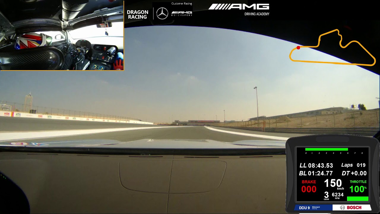 AMG GT4 Bernd Maylander Hot Lap of the Autodrome Club Circuit
