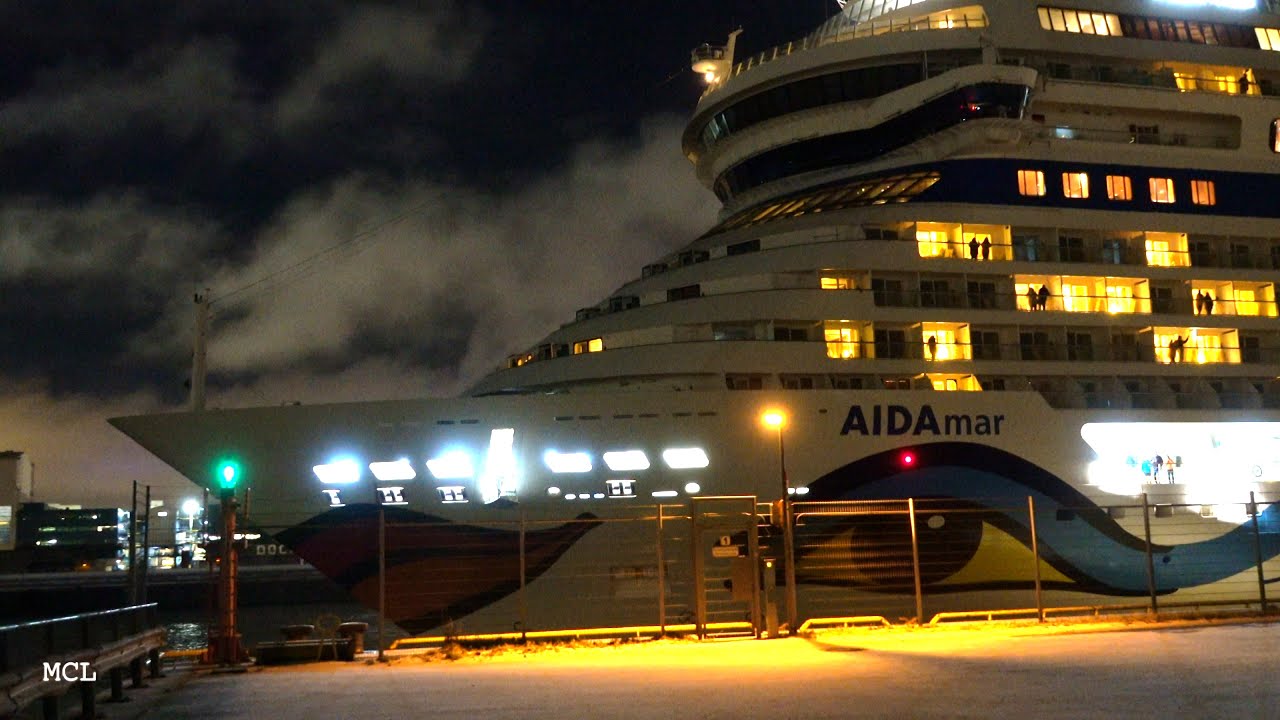 AIDAmar / Auslaufen Hamburg 15.01.2024