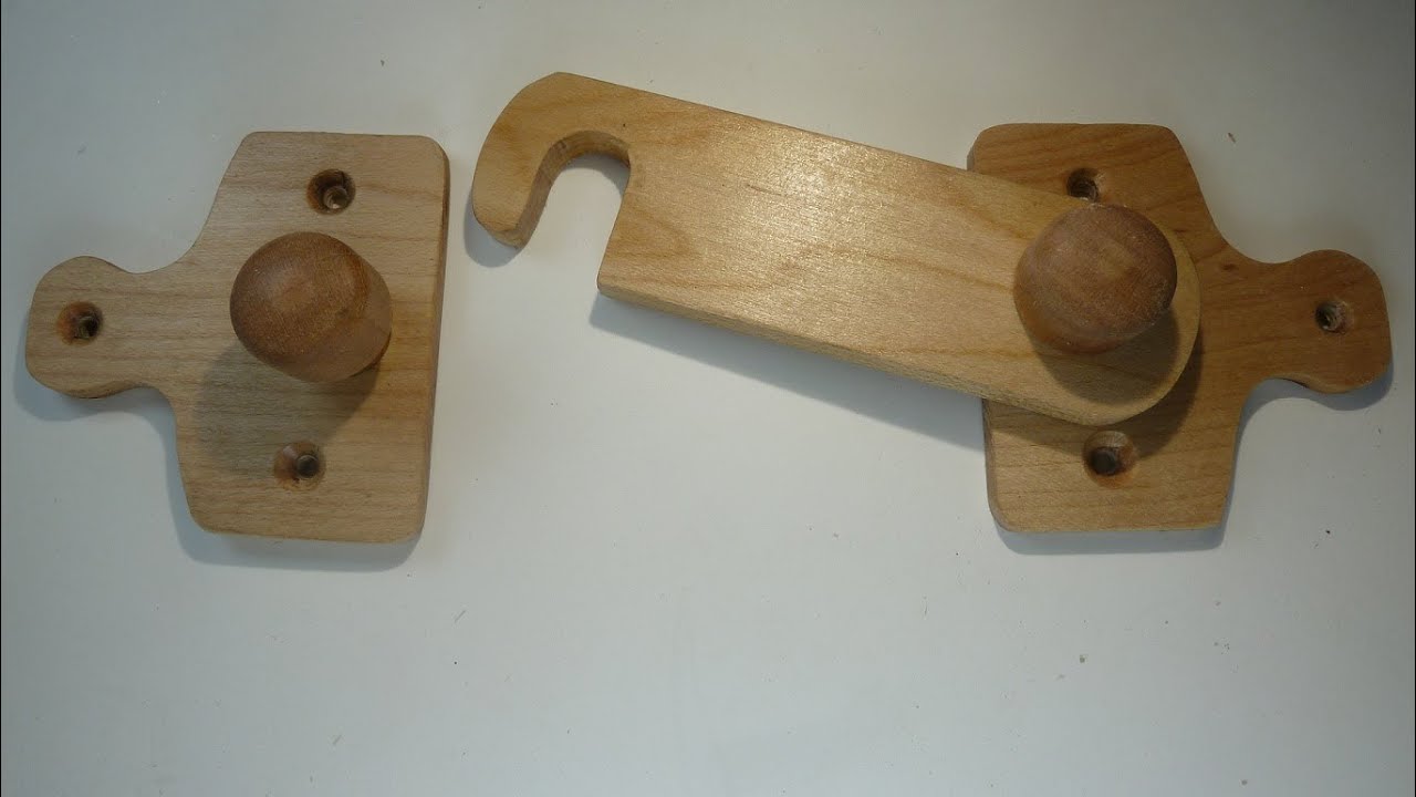 Making a wooden latch