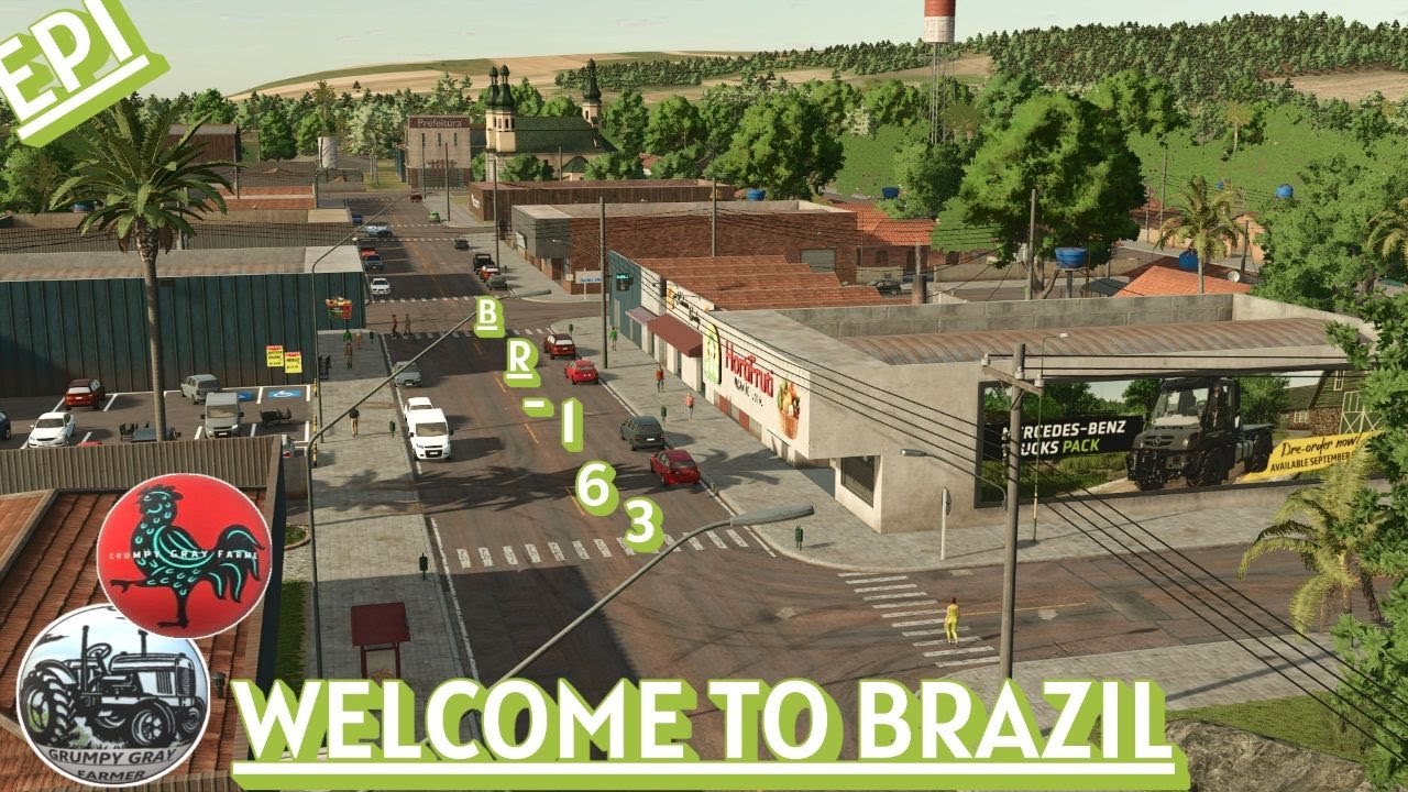WELCOME TO BRAZIL | LET'S PLAY BE-163 | EP1| FARMING SIMULATOR 25