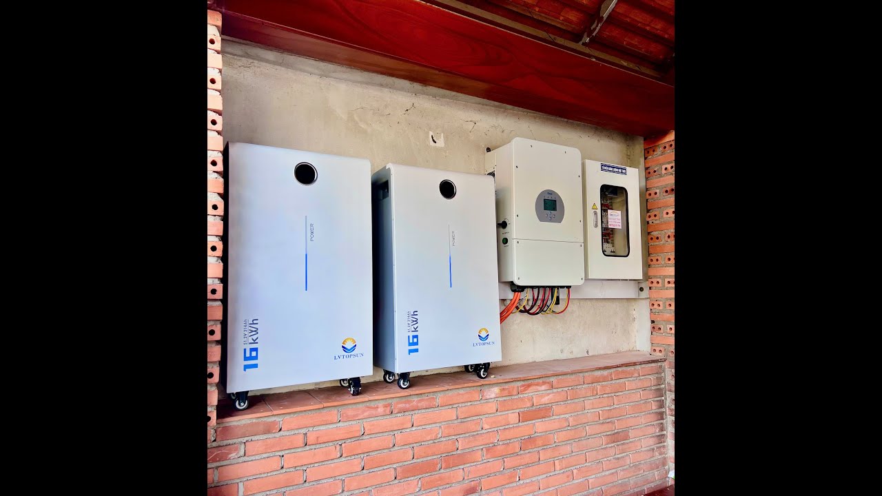 Hệ Thống NLMT Giảm Tiền Điện từ 4 triệu,  Combo Hybrid Deye 12 Kw 1 pha + pin lưu trữ  + tủ điện