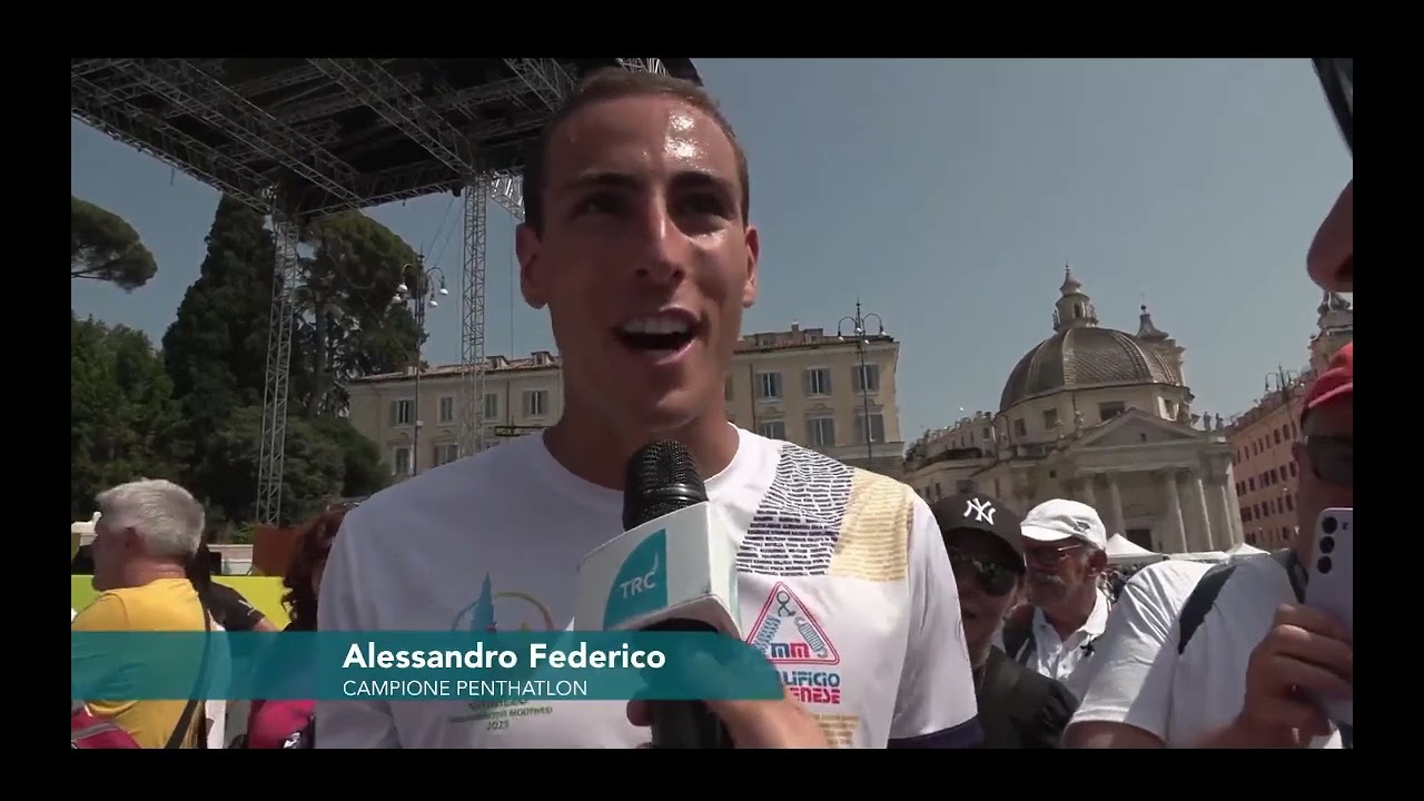 GIUBILEO DEGLI SPORTIVI MODENESI   ARRIVO A ROMA   TRC MODENA