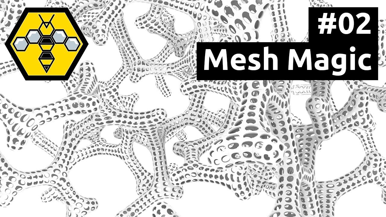 Organic Modelling with Wasp, Weaverbird & Grasshopper - Tutorial #02: Mesh Editing with Weaverbird