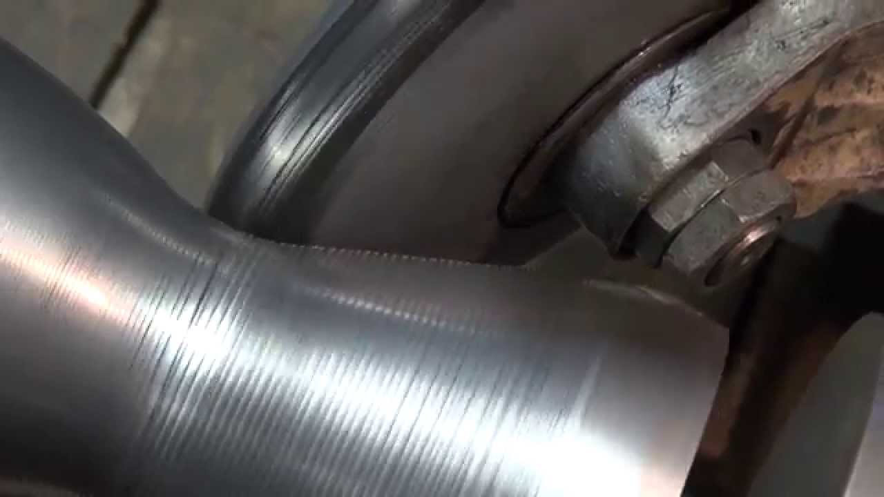 Metal Spinning a Combustion Chamber of Our BPM 5 Rocket Engine