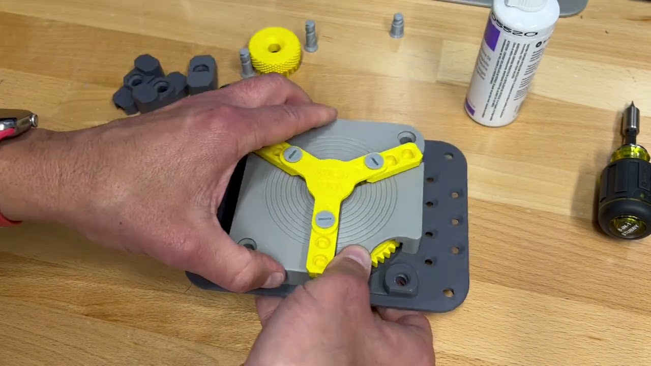 3D PRINTED 3-JAW / 4-JAW CHUCK ASSEMBLY