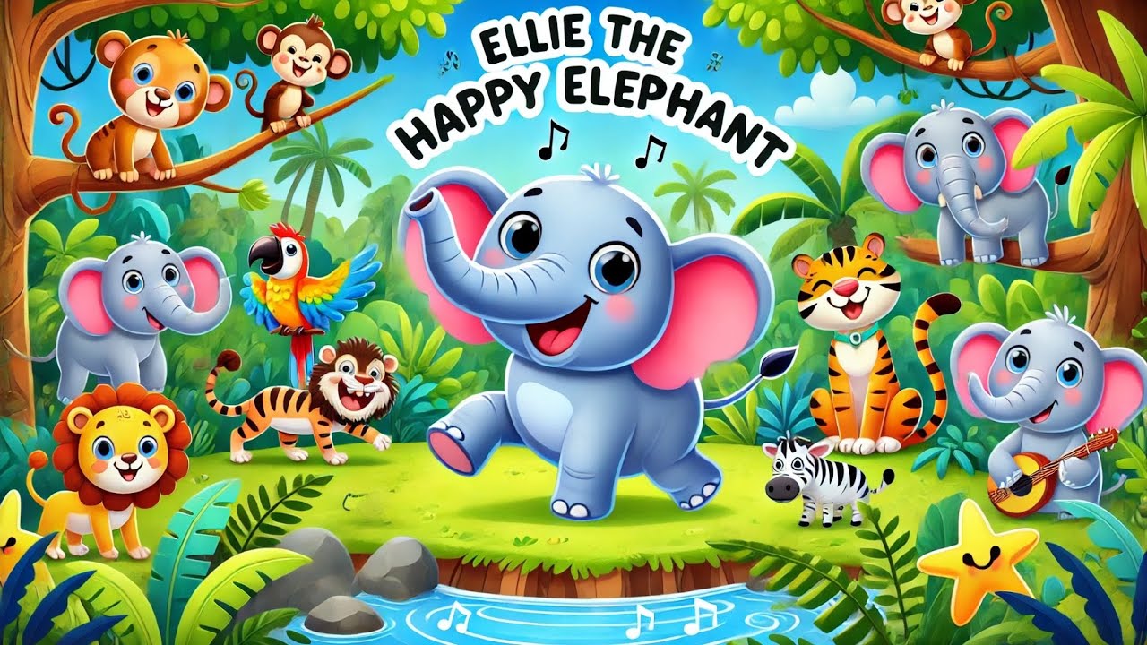 Ellie the Elephant’s Big Jungle Party 🎉 | Sing & Dance Along!
