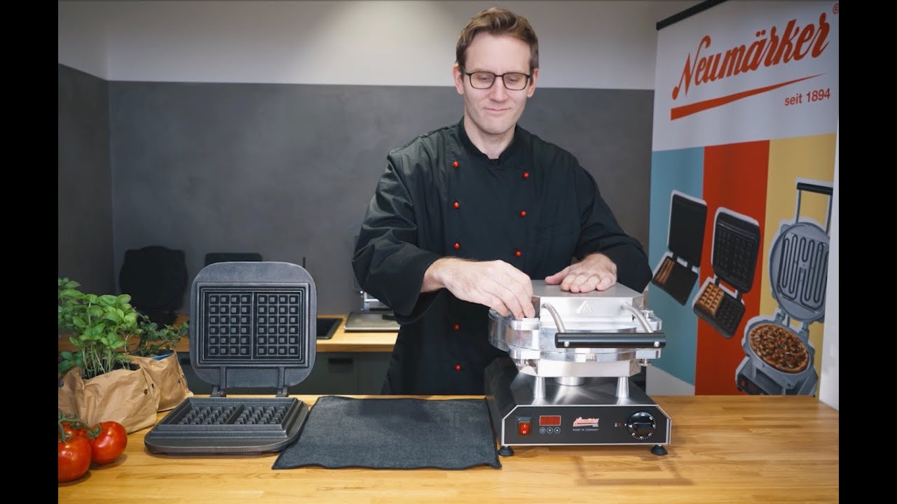 Thermocook das Profiwaffeleisen für Pizza, Panini, Waffeln, Crêpes & Pancakes - von Neumärker