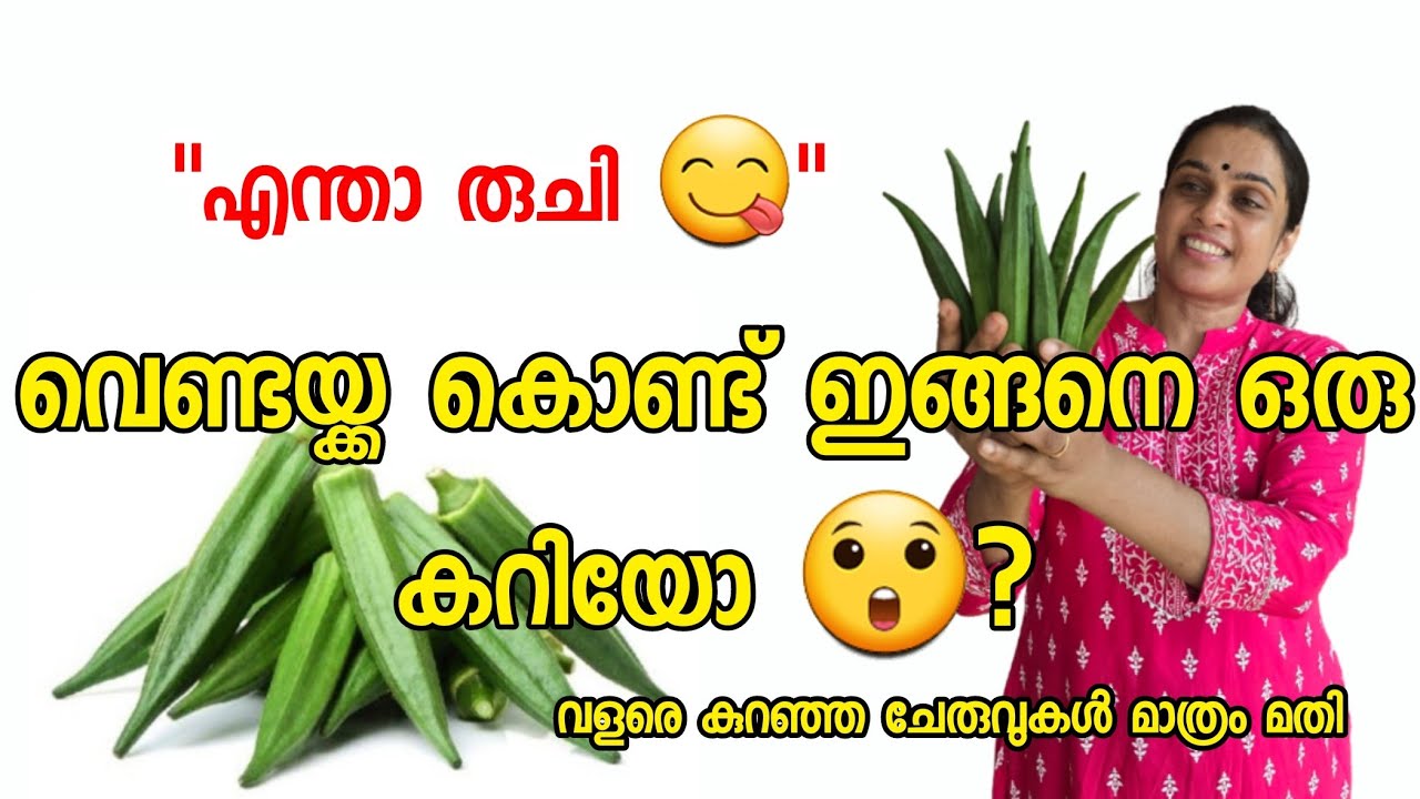 വെണ്ടയ്ക വീട്ടിൽ ഉണ്ടോ?? ചപ്പാത്തി, ദോശ, ചോറിന് super side dish 👌 | Vendakka Puli Curry