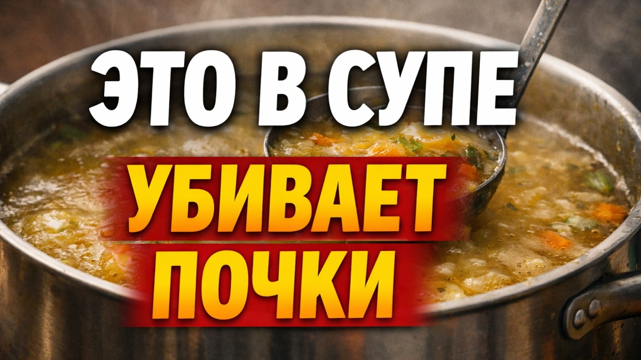 Тихий убийца почек: вы добавляете это в суп каждый день!