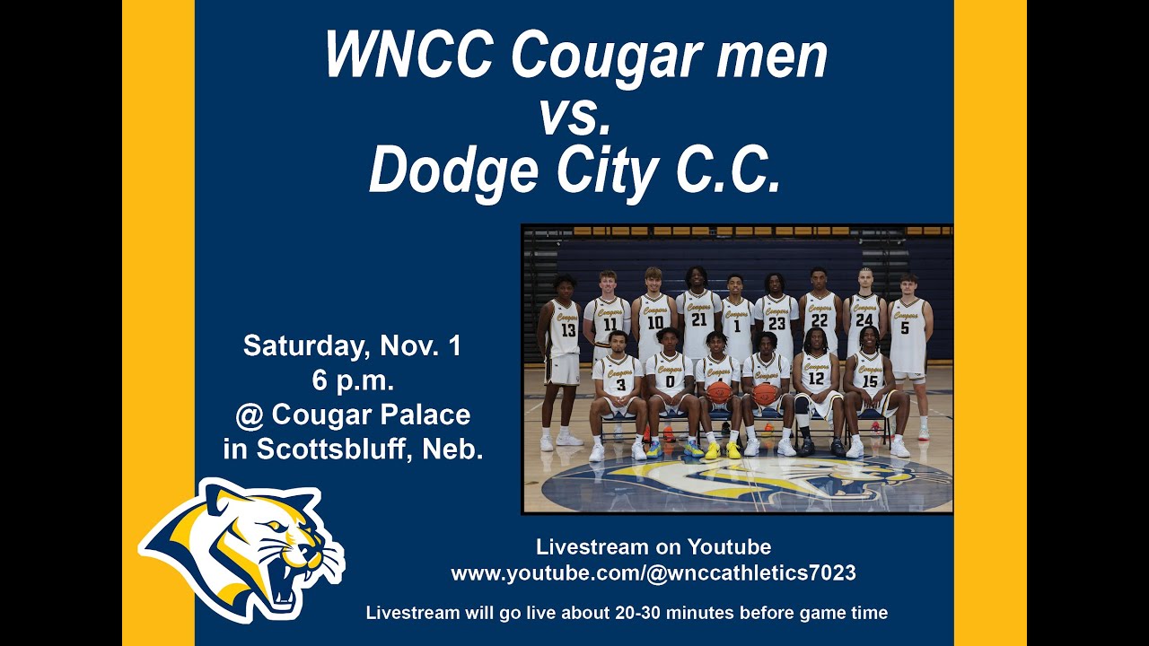 Saturday Cougar Classic -- WNCC men vs. Dodge City