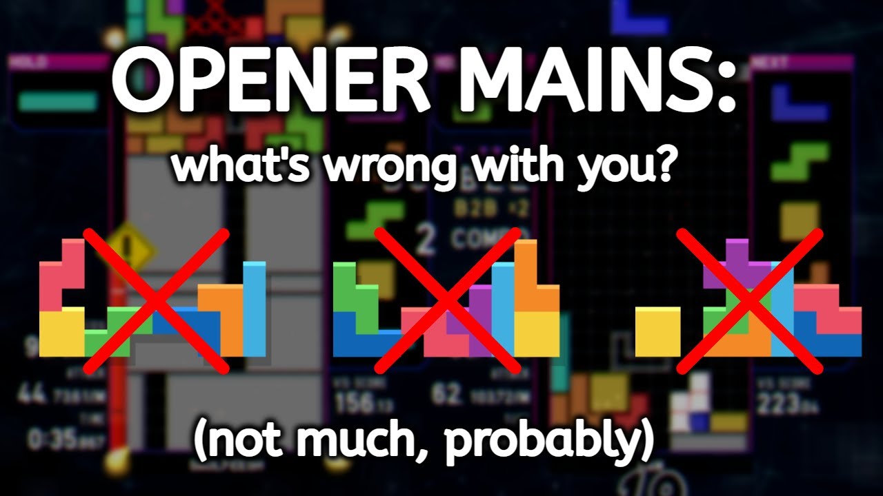 Why you SHOULDN'T be an opener main (and why maybe it's okay)