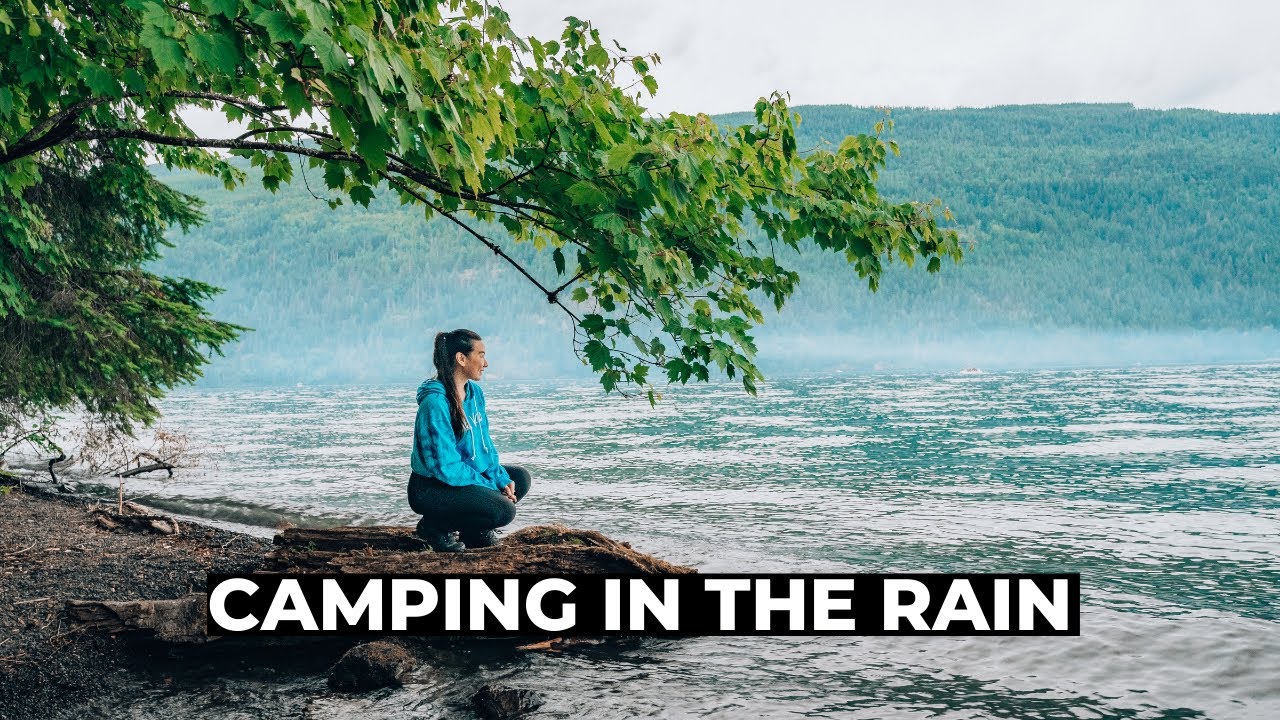 First Time Camping In The Rain: Cultus Lake Provincial Park // Nat and Max