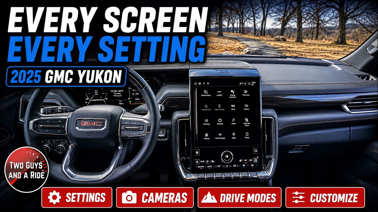 2025 GMC Yukon  - Every Screen, Every Setting