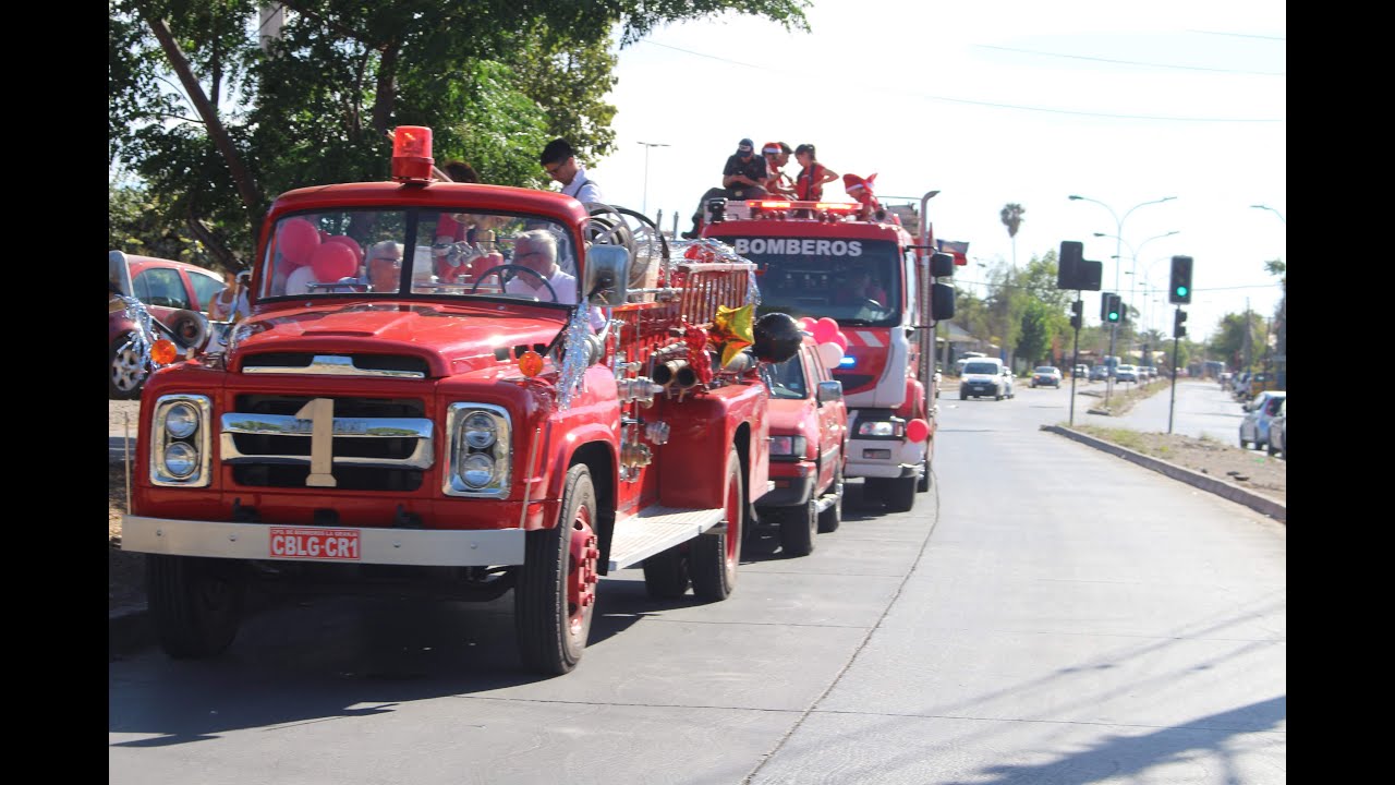 Caravana Navideña 2019 Bomberos Chile.