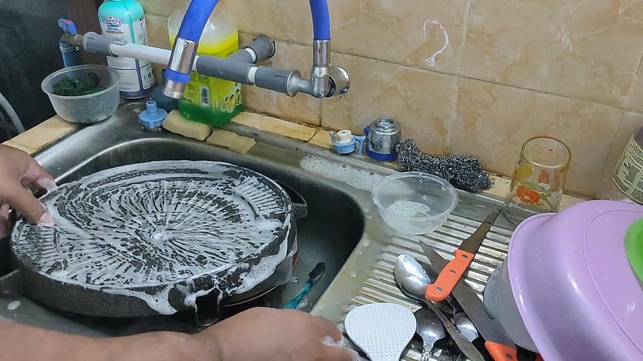 cara aman bersihkan bulgogi pan setelah dipakai