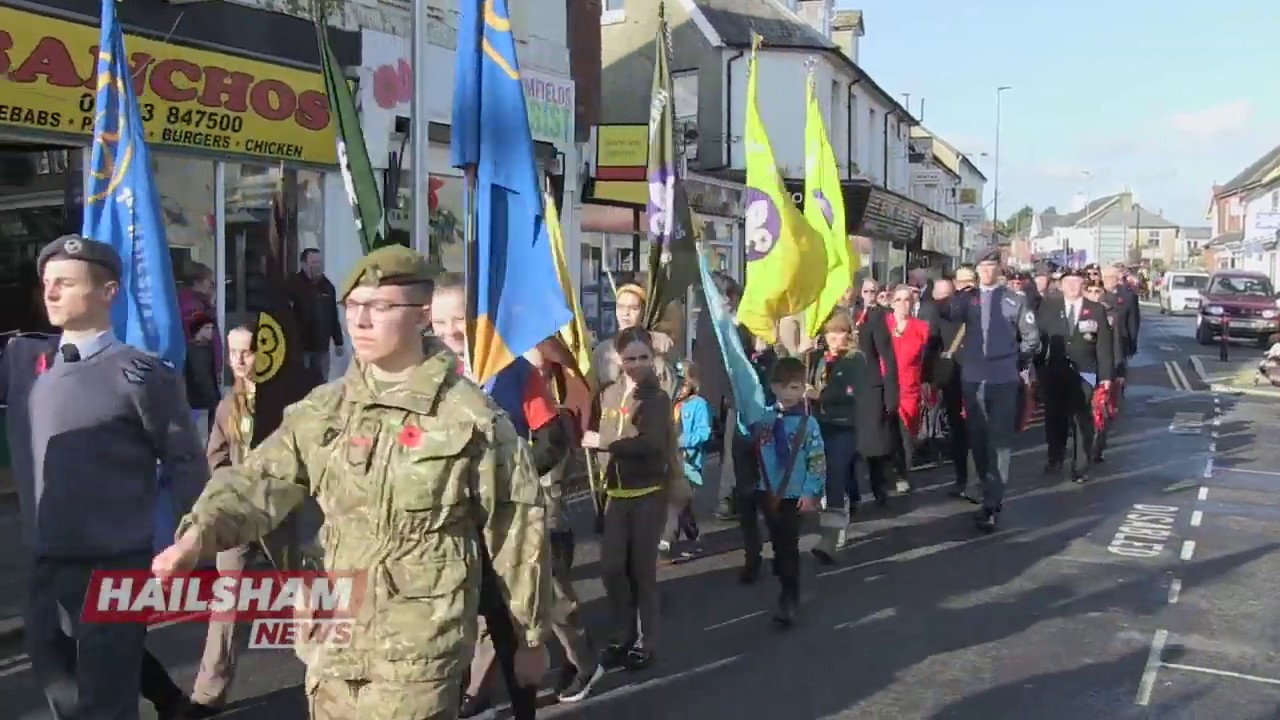 Hailsham Remembrance Sunday Parade and Service 2019