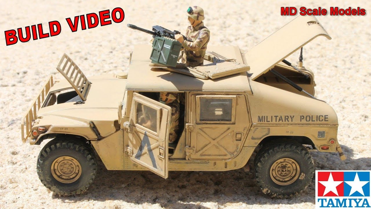 Build Video 1/35 Humvee M1025 by Tamiya