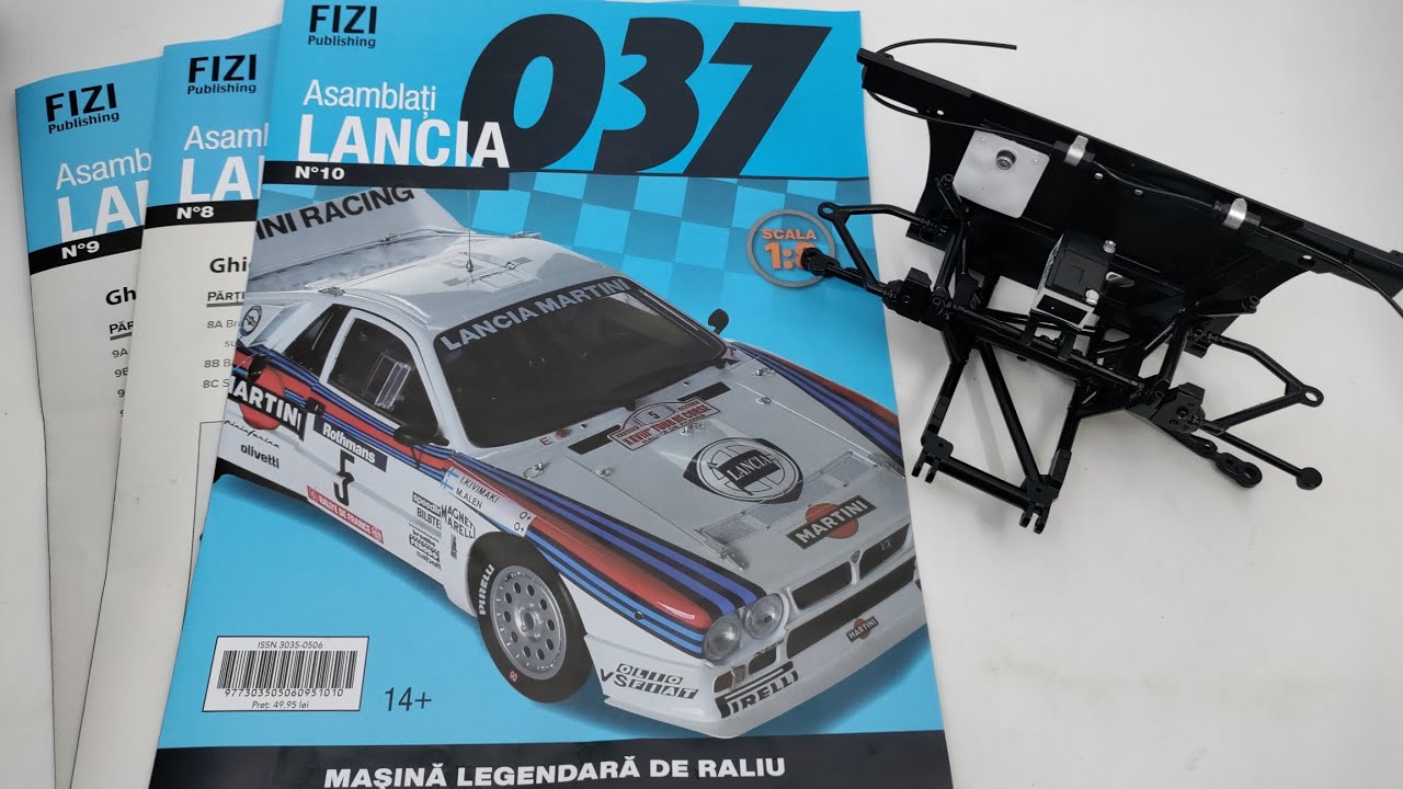 Lancia 037 Rally z Tour de Corse z roku 1983 v 1:8 od Fizi Publishing - stavba čísla 8, 9, 10