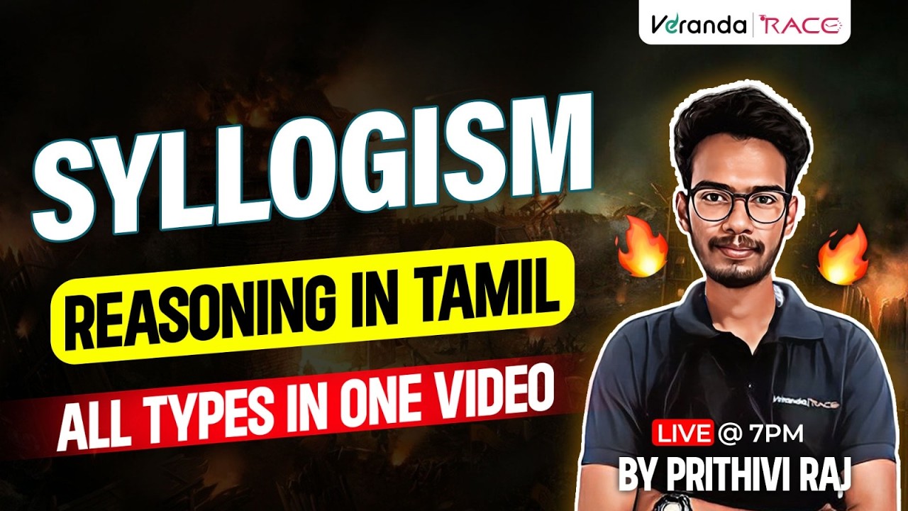 SYLLOGISM | REASONING IN TAMIL | ALL TYPE IN ONE VIDEO | BY PRITHIVI RAJ V