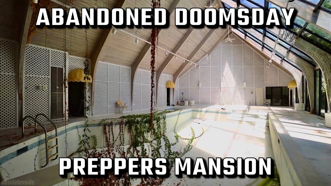 Exploring an Abandoned Doomsday Preppers Mansion in New England
