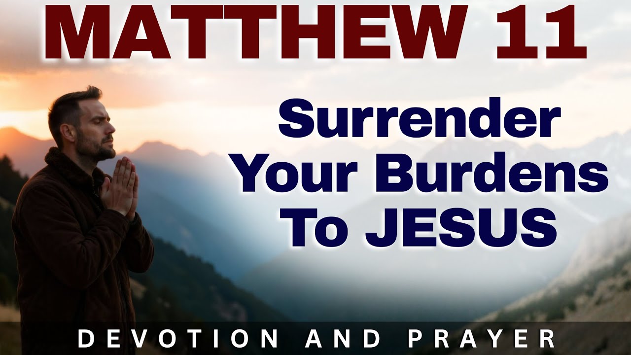 Come to Jesus and Find Rest for Your Weary Soul | Matthew 11:28–30 Prayer and Devotion