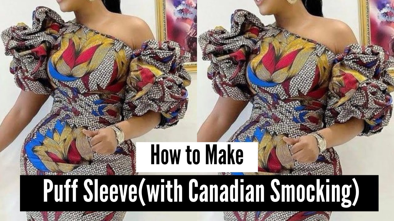 Trendy PUFF Sleeves Cutting and Stitching| Canadian Smocking