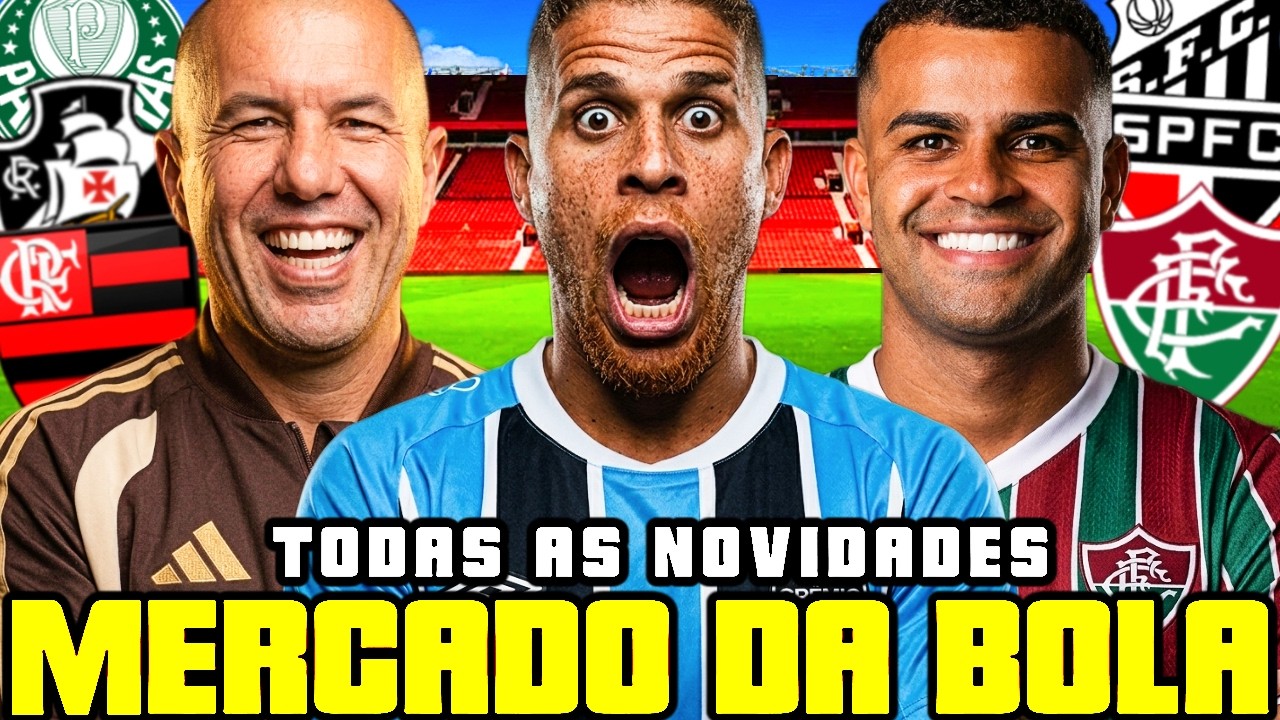 OFICIAL! LEONARDO JARDIM É DO FLAMENGO | CUÉLLAR OPORTUNIDADE | ALISSON NO FLU? | MERCADO DA BOLA