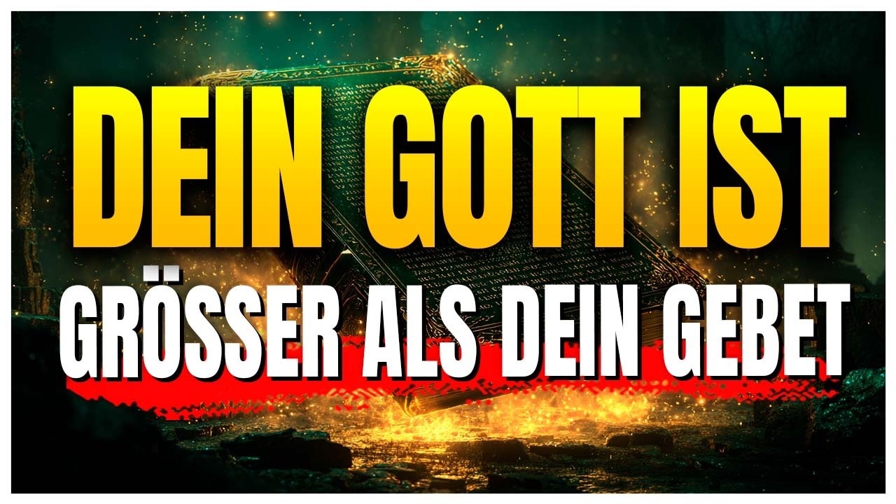 Du betest viel zu klein für die Größe des Gottes, dem du dienst.