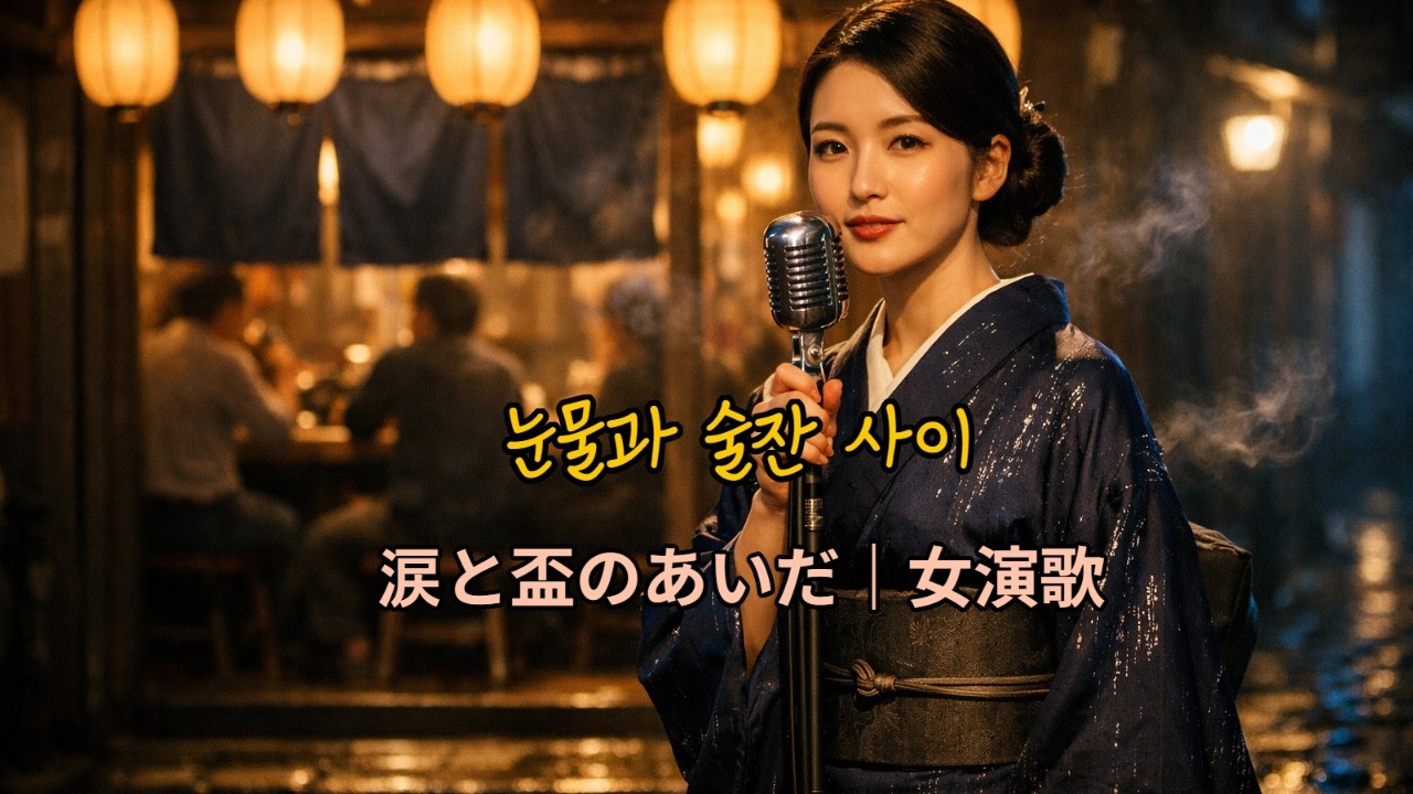 눈물과 술잔 사이의 여자 엔카｜涙と盃のあいだの女演歌 ― 別れを映す盃