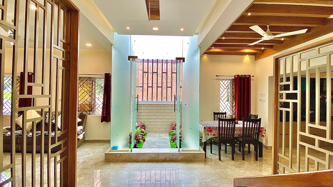 4.13 சென்ட்டில் 3100sqftல் அழகான 4BHK வீடு | Ecofriendly House with Skylight & Inner Garden  Epi-346
