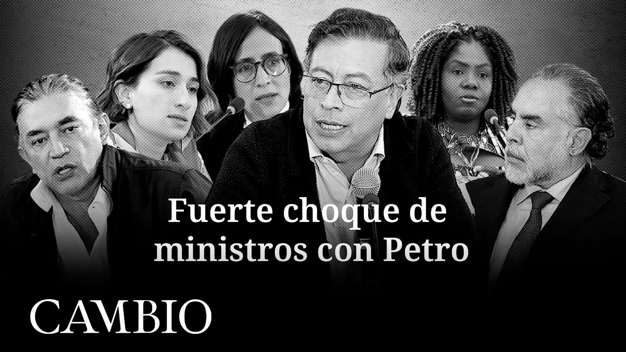 Los momentos más tensos del fuerte choque de ministros con Petro