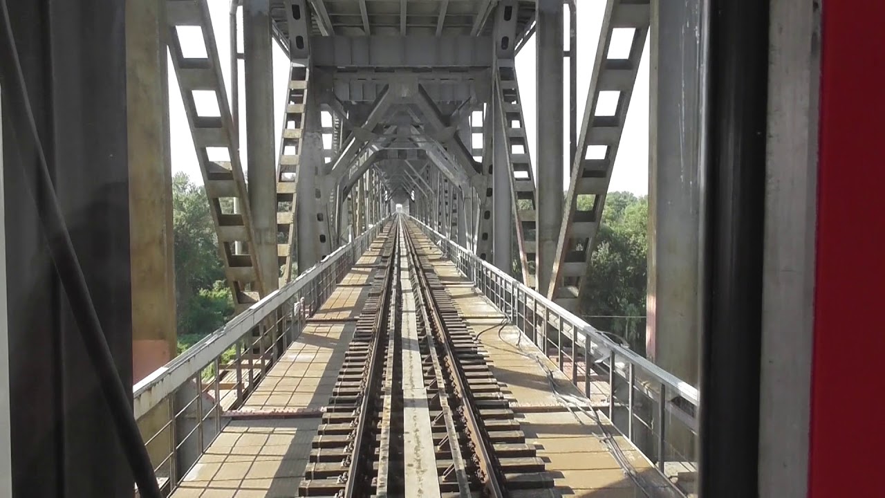 Crossing the Danube by train - Romania to Bulgaria