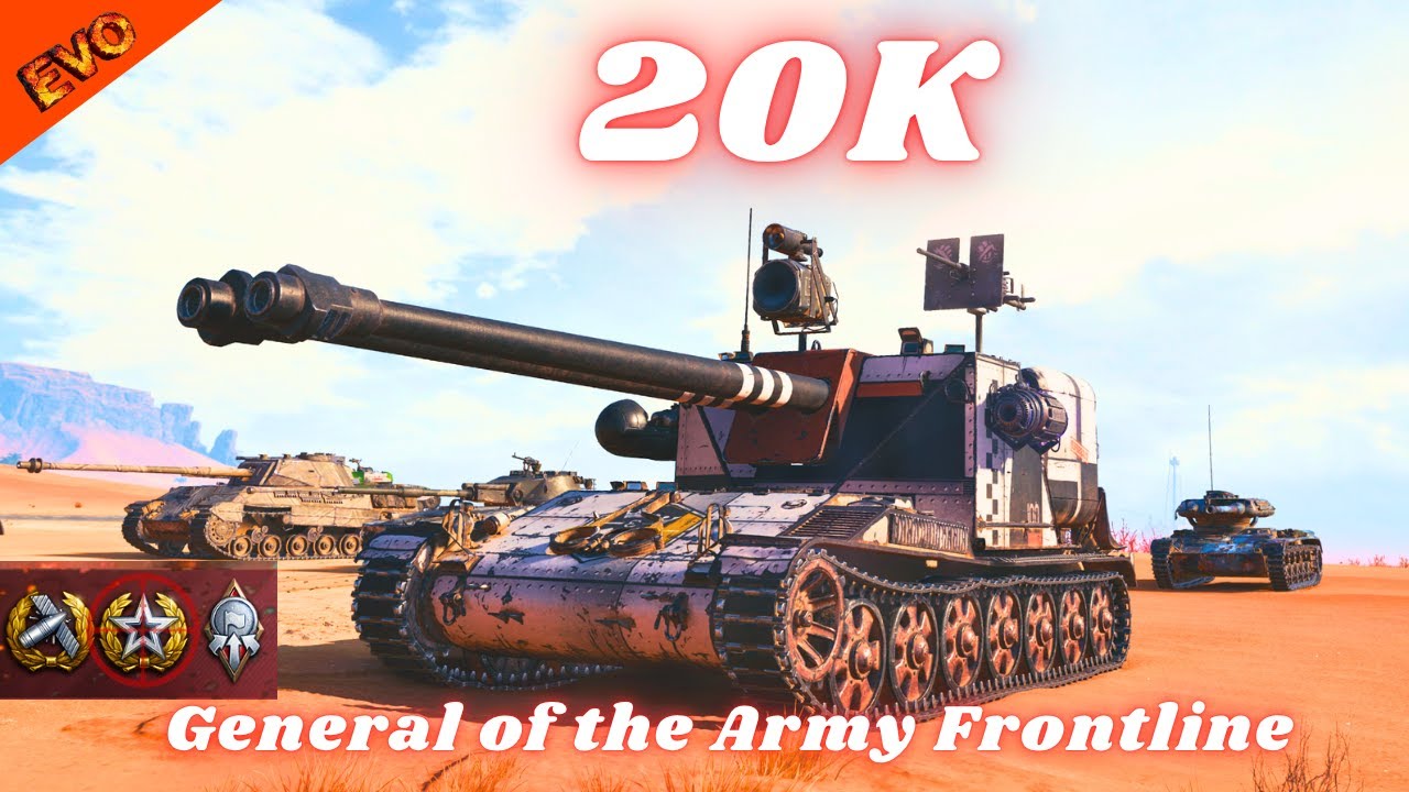 SFAC 105 – 20K Damage  General of the Army  Frontline  World of Tanks
