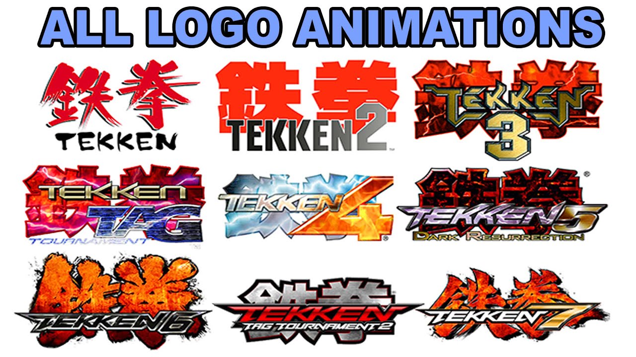 Tekken Logo 1994-2022 All Animation Difference Evolution