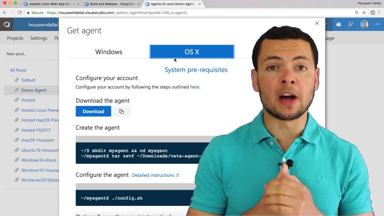Deploy an agent in Azure DevOps