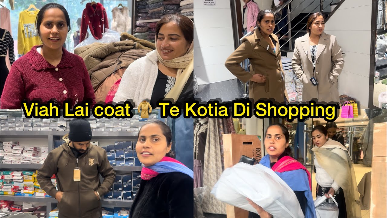 Viah Lai coat 🧥 Te Kotia Di Shopping 🛍️ 