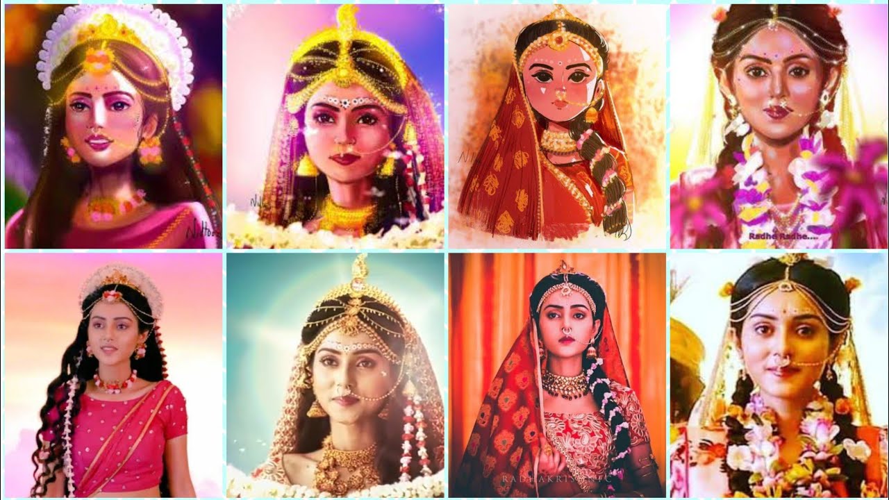 #part-2 radhakrishna digital art VS real
