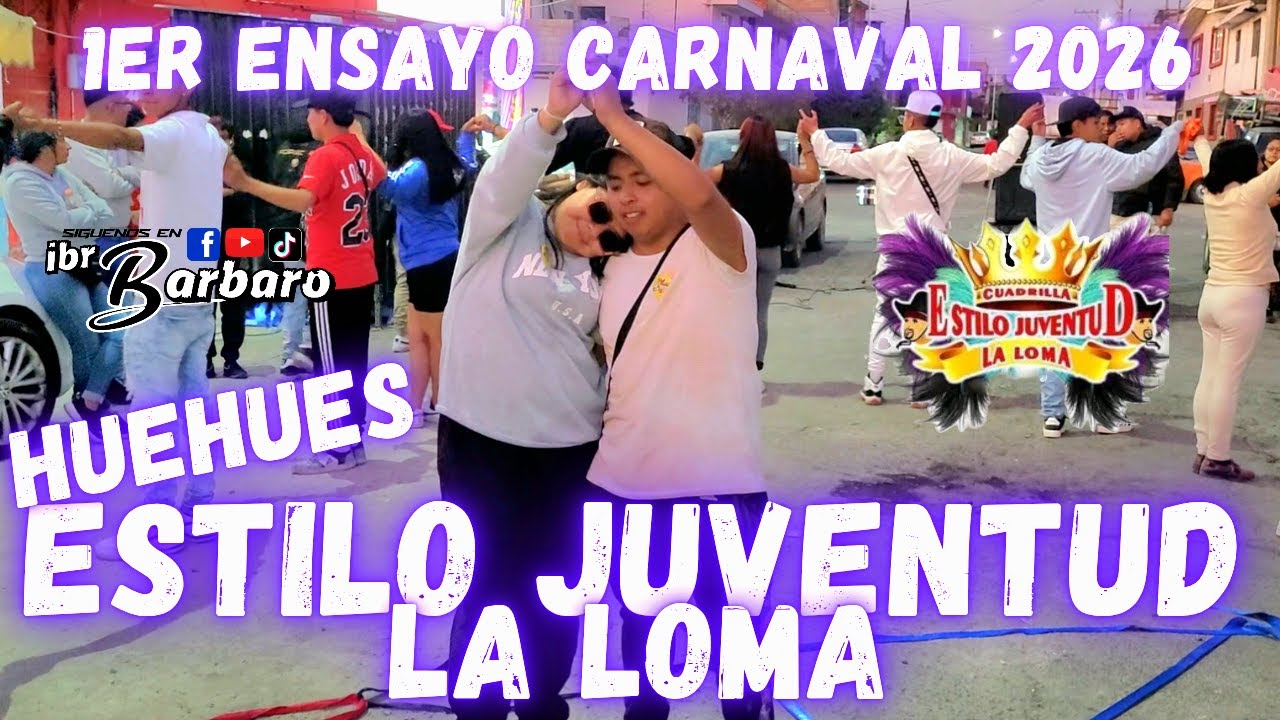HUEHUES ESTILO JUVENTUD LA LOMA, EN SU PRIMER ENSAYO A CARNAVAL 2026