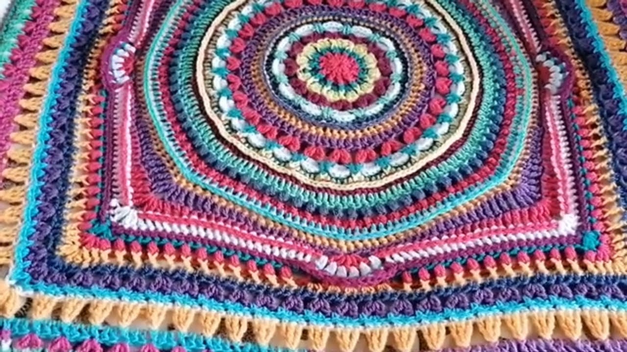 Ashley's Jewel Mandala part 1 Crochet Nuts