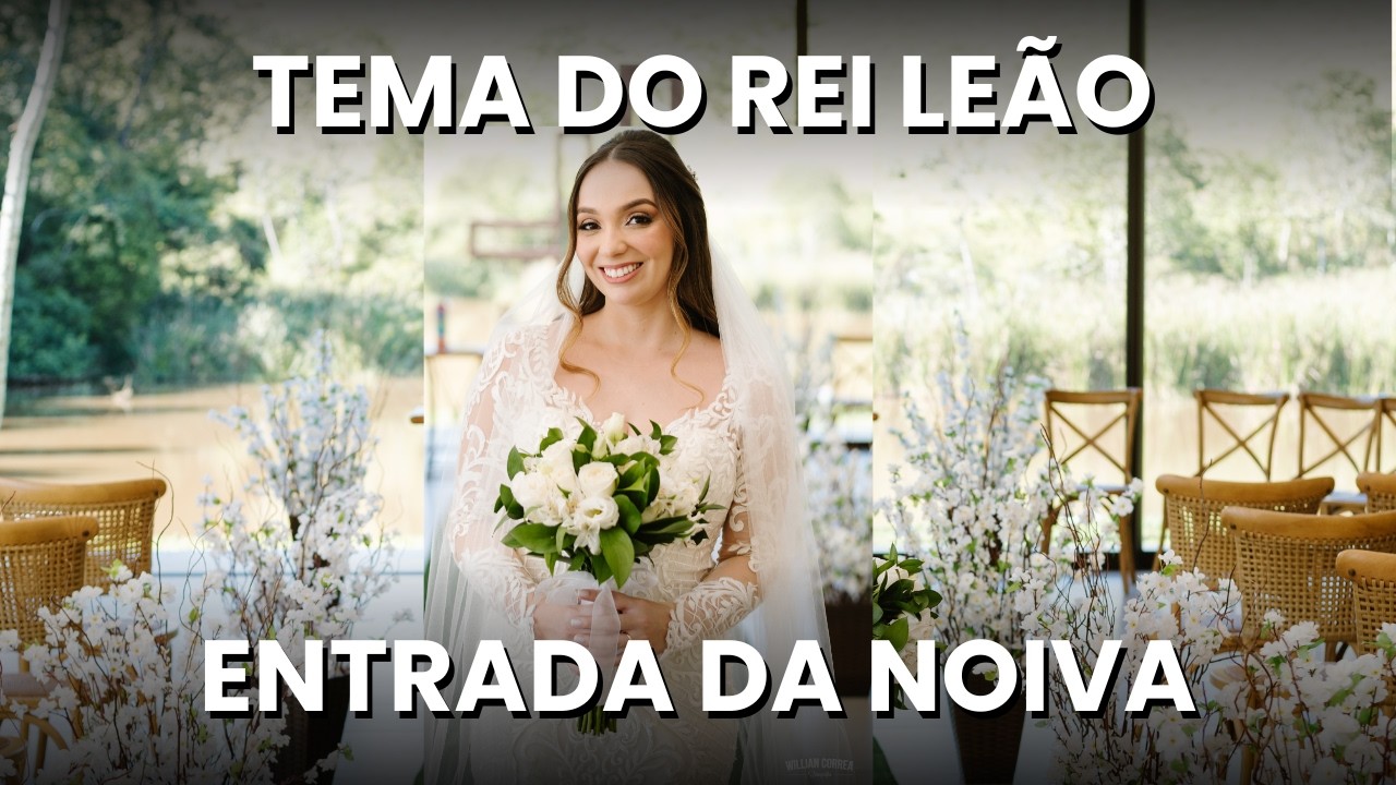 #Noiva Belíssima entrada da noiva com o Tema do filme Rei Leão, Circle of Life | Banda Saxsom