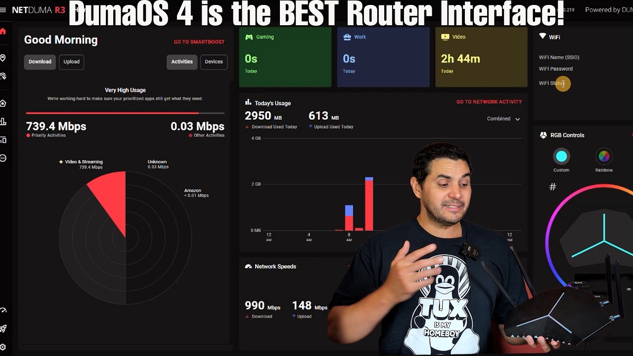 NetDuma R3 Gaming Router with DumaOS 4 : Full Network Control